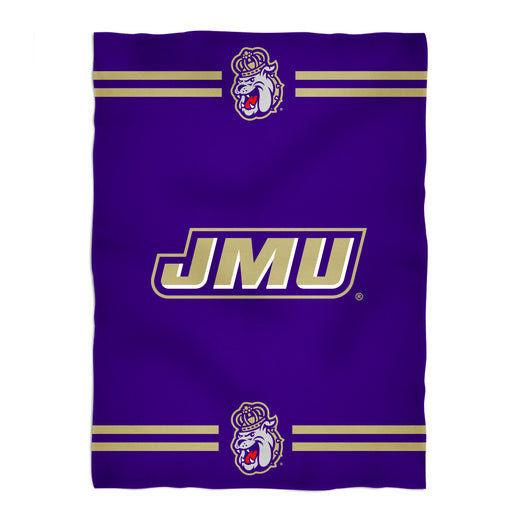 James Madison University Dukes Blanket Solid Purple - Vive La Fête - Online Apparel Store