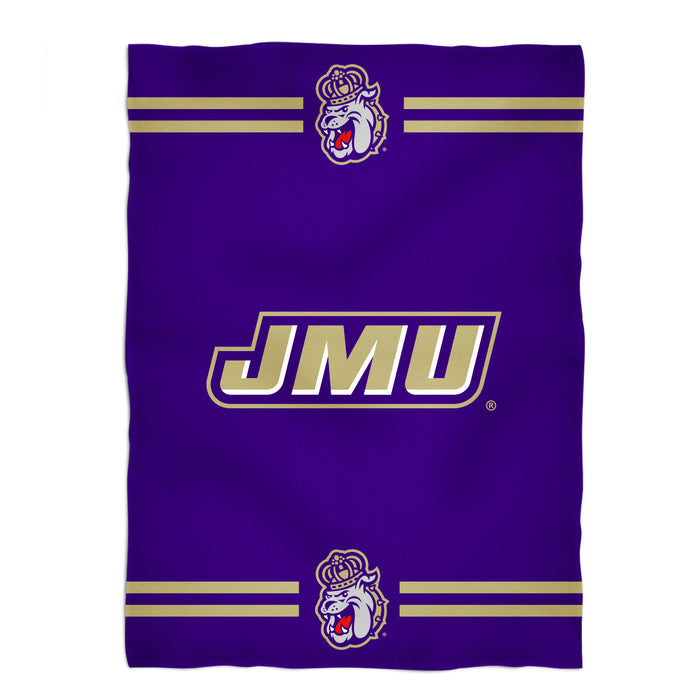James Madison University Dukes Blanket Solid Purple - Vive La Fête - Online Apparel Store