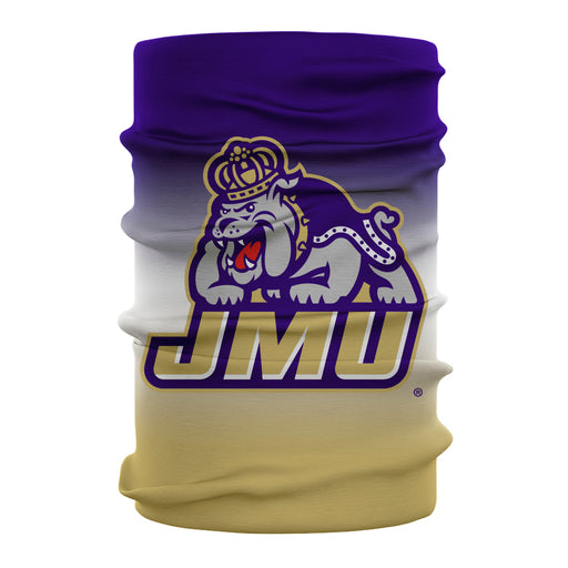 James Madison University Dukes Neck Gaiter Degrade Purple and White - Vive La Fête - Online Apparel Store