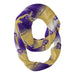James Madison University Dukes Vive La Fete All Over Logo Game Day Collegiate Women Ultra Soft Knit Infinity Scarf