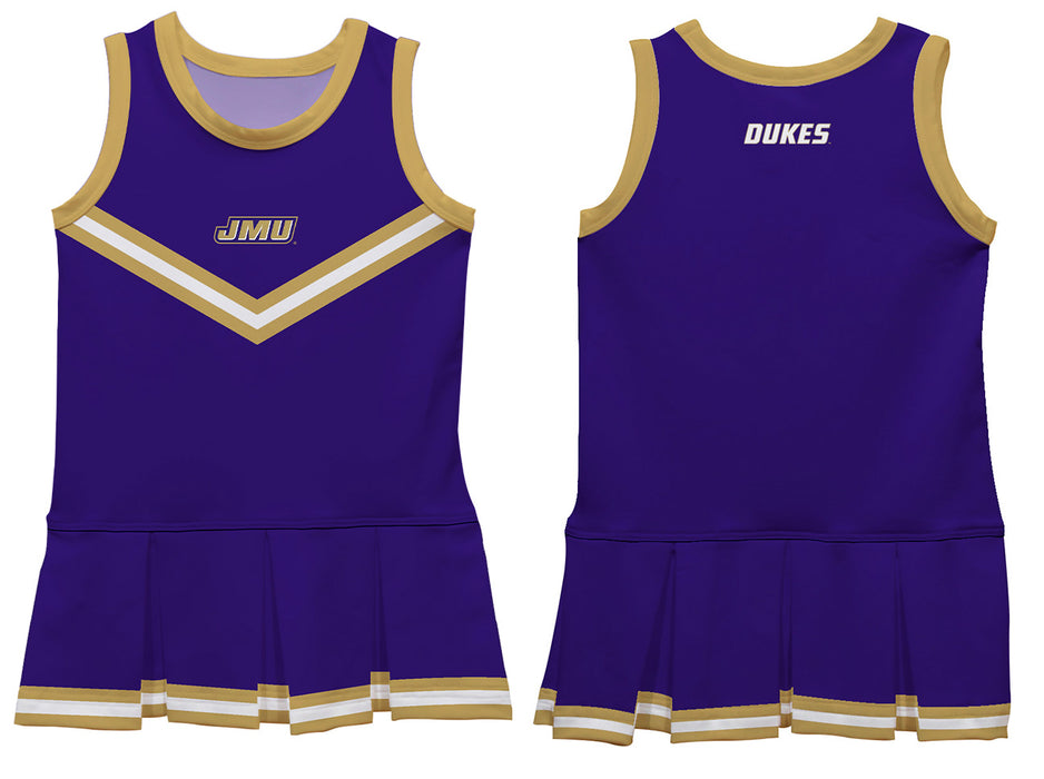 James Madison University Dukes Vive La Fete Game Day Purple Sleeveless Cheerleader Dress - Vive La Fête - Online Apparel Store