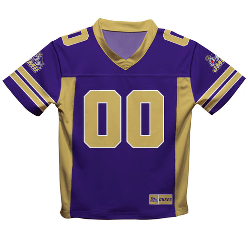 James Madison University Dukes Vive La Fete Game Day Purple Boys Fashion Football T-Shirt