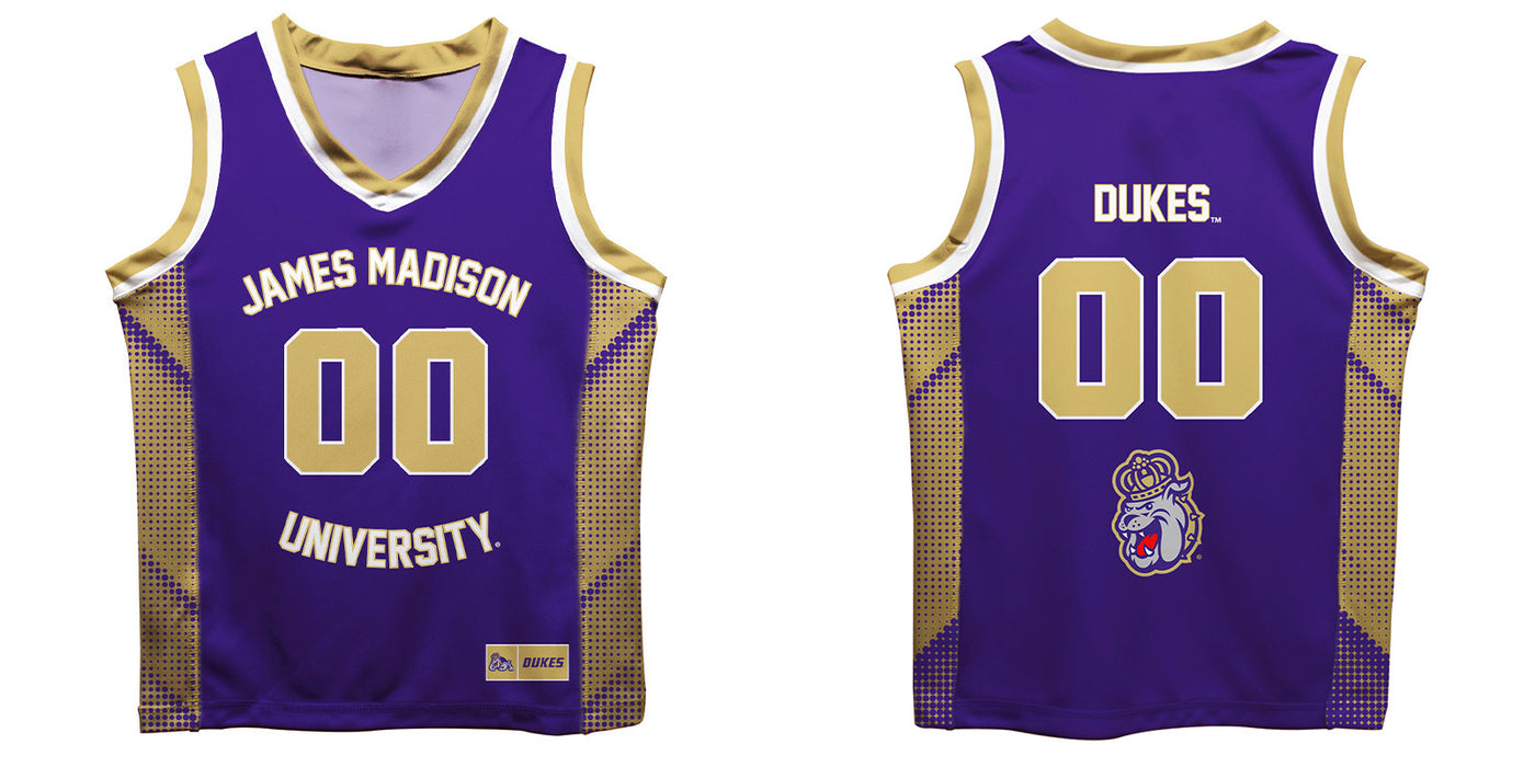 James Madison University Dukes Vive La Fete Game Day Purple Boys Fashion Basketball Top - Vive La Fête - Online Apparel Store