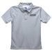 James Madison University Dukes Embroidered Gray Short Sleeve Polo Box Shirt