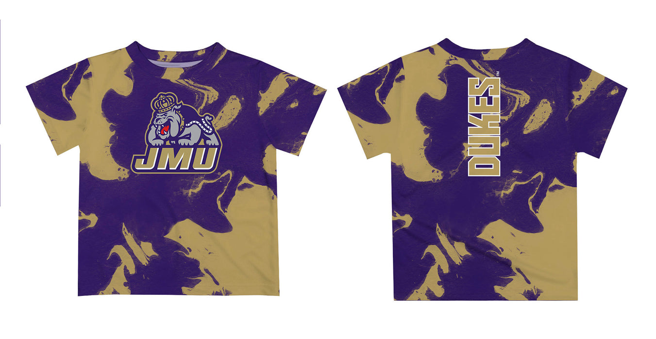 James Madison University Dukes Vive La Fete Marble Boys Game Day Purple Short Sleeve Tee - Vive La Fête - Online Apparel Store
