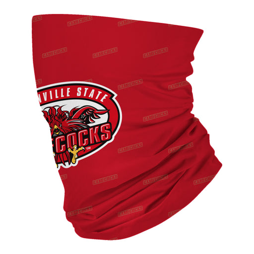 Jacksonville State Gamecocks Neck Gaiter Red All Over Logo - Vive La Fête - Online Apparel Store