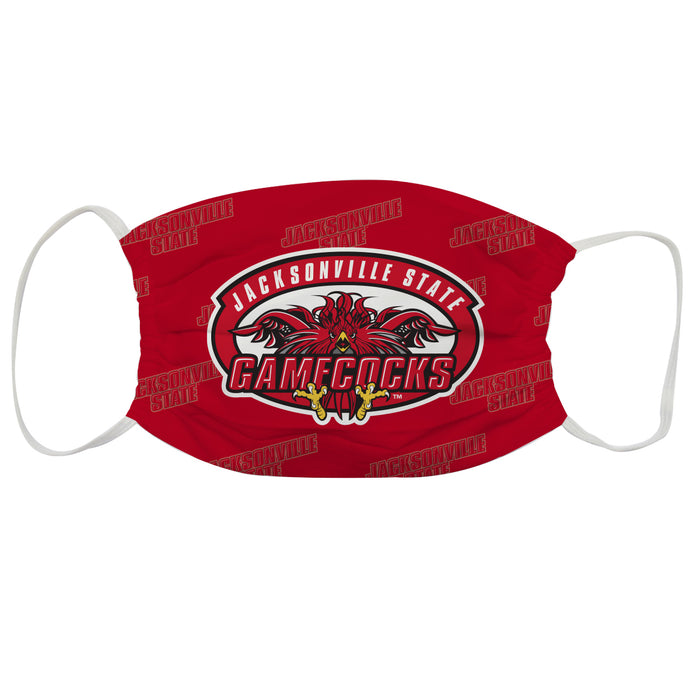 Jacksonville State Gamecocks Face Mask Red Set of Three - Vive La Fête - Online Apparel Store
