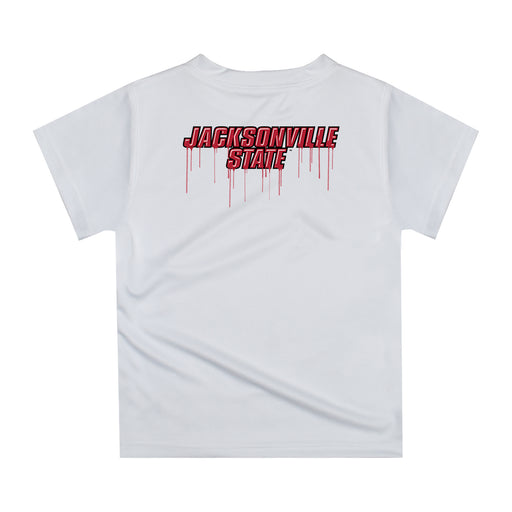 Jacksonville State Gamecocks Original Dripping Baseball Hat Red T-Shirt by Vive La Fete - Vive La Fête - Online Apparel Store