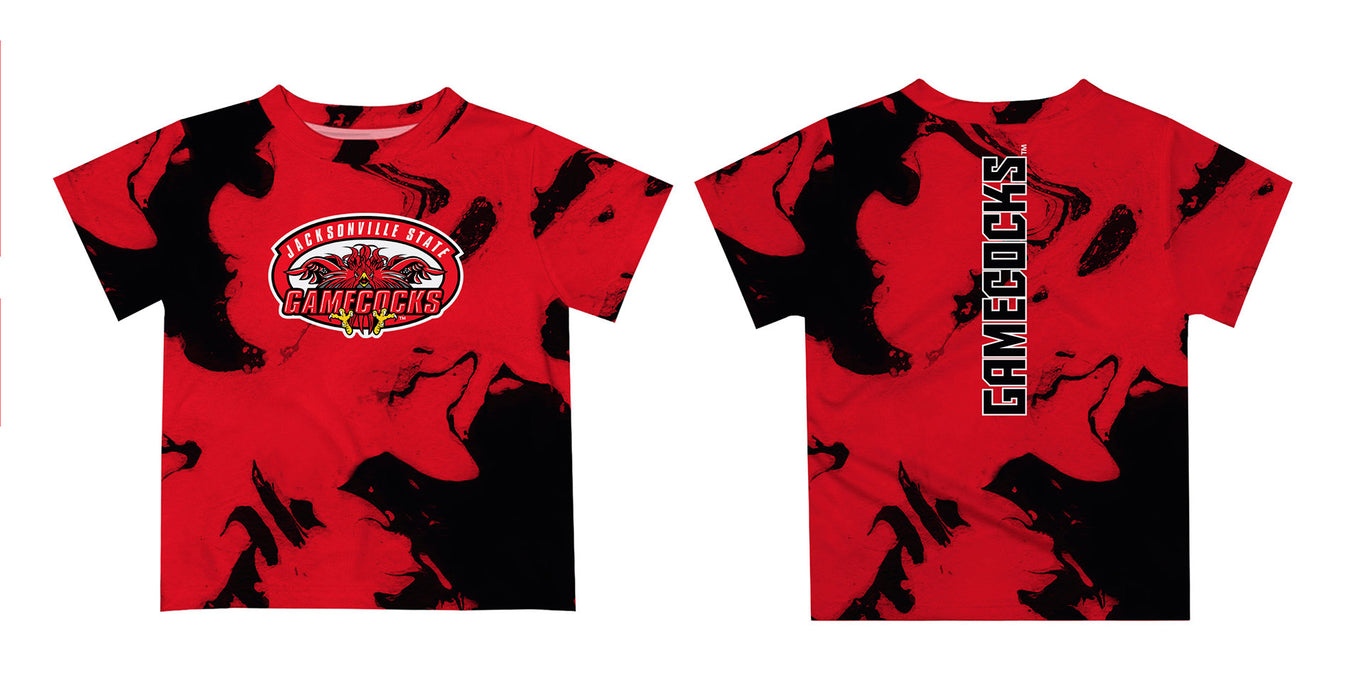 Jacksonville State Gamecocks Vive La Fete Marble Boys Game Day Red Short Sleeve Tee - Vive La Fête - Online Apparel Store