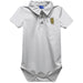 Kennesaw State Owls Embroidered White Solid Knit Polo Onesie