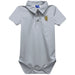 Kennesaw State University KSU Owls Embroidered Gray Solid Knit Polo Onesie