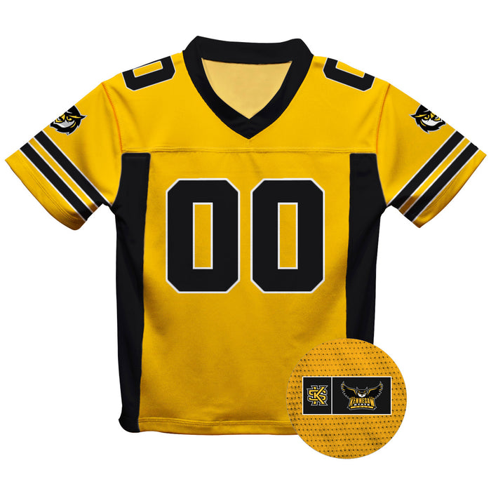 Kennesaw State University KSU Owls Vive La Fete Game Day Gold Boys Fashion Football T-Shirt - Vive La Fête - Online Apparel Store
