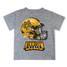 Kennesaw State University KSU Owls Original Dripping Football Helmet Gray T-Shirt by Vive La Fete