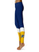 Kent State Golden Flashes Vive la Fete Game Day Collegiate Ankle Color Block Women Blue Gold Yoga Leggings - Vive La Fête - Online Apparel Store