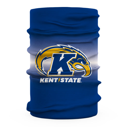 Kent State Golden Flashes Neck Gaiter Degrade Blue and White - Vive La Fête - Online Apparel Store