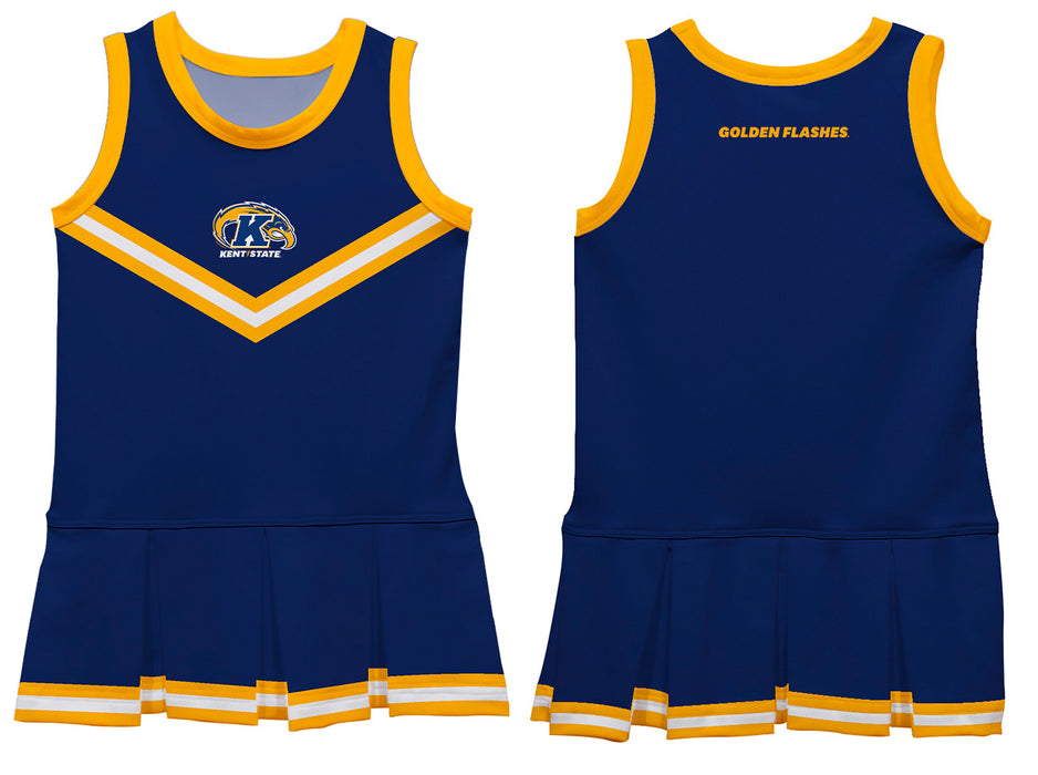 Kent State Golden Flashes Vive La Fete Game Day Blue Sleeveless Cheerleader Dress - Vive La Fête - Online Apparel Store