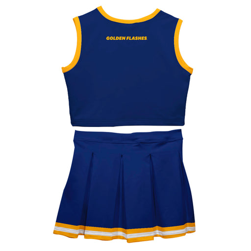 Kent State Golden Flashes Vive La Fete Game Day Blue Sleeveless Cheerleader Set - Vive La Fête - Online Apparel Store