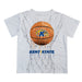 Kent State Golden Flashes Dripping Ball White T-Shirt by Vive La Fete