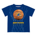 Kent State Golden Flashes Dripping Ball Blue T-Shirt by Vive La Fete
