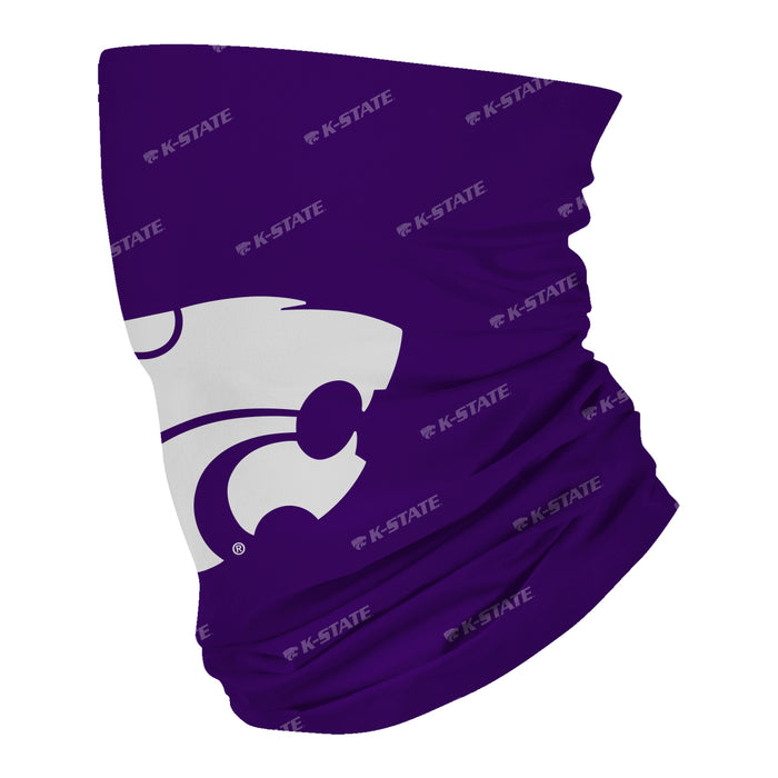 Kansas State University Wildcats K-State Neck Gaiter Purple All Over Logo - Vive La Fête - Online Apparel Store