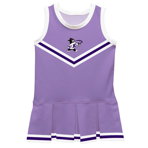 Kansas State Wildcats KSU K-State Game Day Lavender Sleeveless Cheerleader Dress