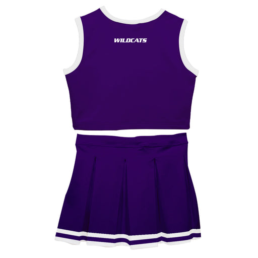 Kansas State University Wildcats K-State Vive La Fete Game Day Purple Sleeveless Cheerleader Set - Vive La Fête - Online Apparel Store