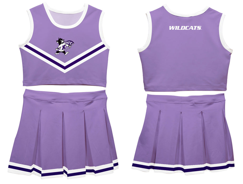 Kansas State Wildcats KSU K-State Vive La Fete Game Day Lavender Sleeveless Cheerleader Set V2 - Vive La Fête - Online Apparel Store