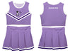 Kansas State Wildcats KSU K-State Vive La Fete Game Day Lavender Sleeveless Cheerleader Set V2 - Vive La Fête - Online Apparel Store