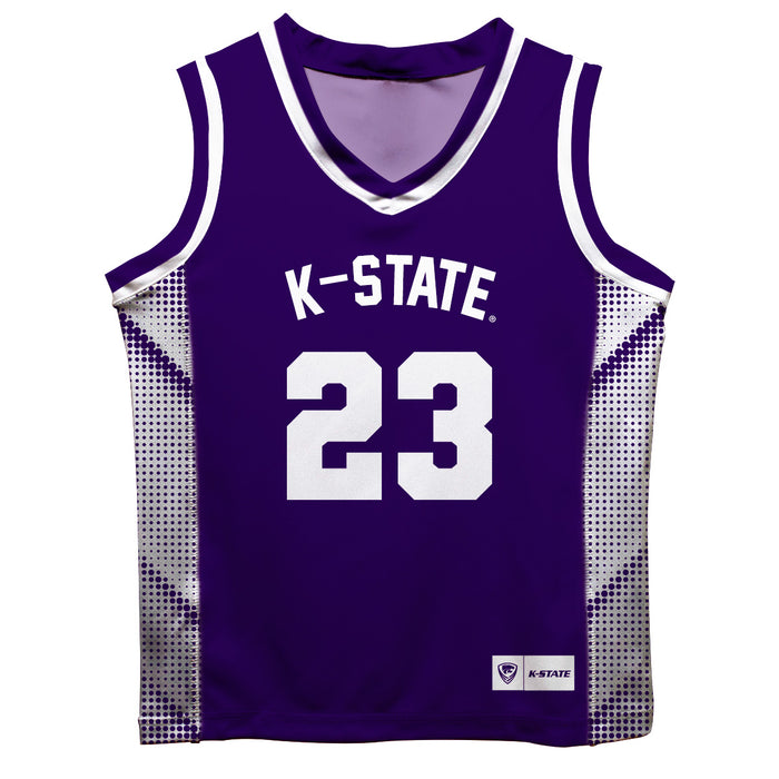 Kansas State University Wildcats K-State Vive La Fete Game Day Purple Boys Fashion Basketball Top