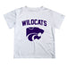 Kansas State Wildcats KSU K-State Vive La Fete Boys Game Day V2 White Short Sleeve Tee Shirt