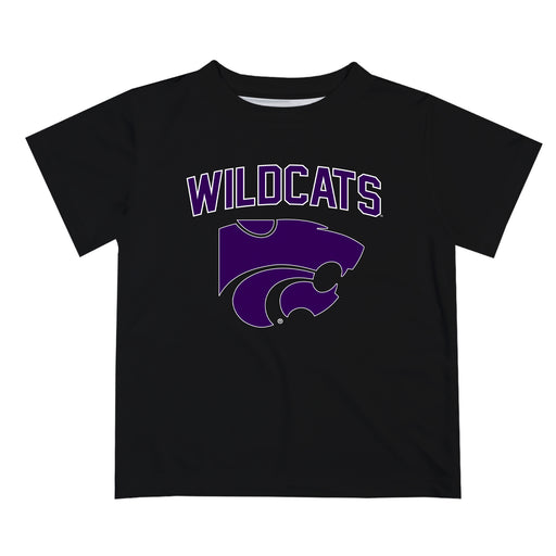 Kansas State Wildcats KSU K-State Vive La Fete Boys Game Day V2 Black Short Sleeve Tee Shirt