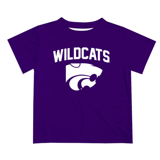 Kansas State Wildcats KSU K-State Vive La Fete Boys Game Day V2 Purple Short Sleeve Tee Shirt