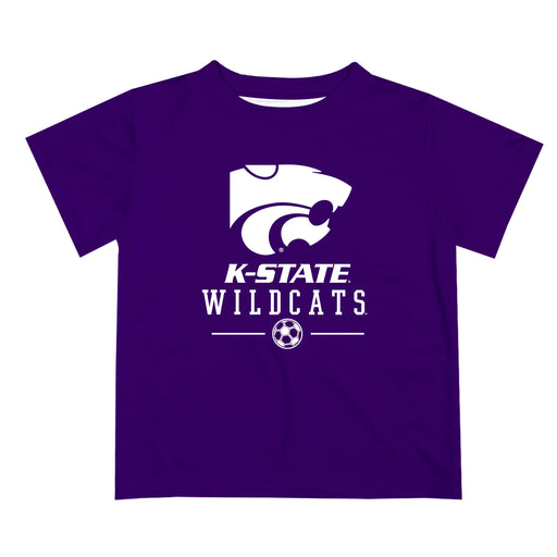 Kansas State Wildcats KSU K-State Vive La Fete Soccer V1 Purple Short Sleeve Tee Shirt