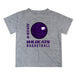Kansas State Wildcats KSU K-State Vive La Fete Basketball V1 Heather Gray Short Sleeve Tee Shirt