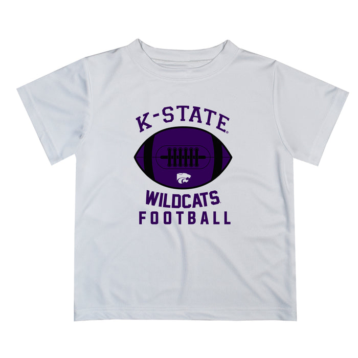 Kansas State Wildcats KSU K-State Vive La Fete Football V2 White Short Sleeve Tee Shirt