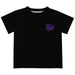 Kansas State University Wildcats Hand Sketched Vive La Fete Impressions Artwork Boys Black Short Sleeve Tee Shirt