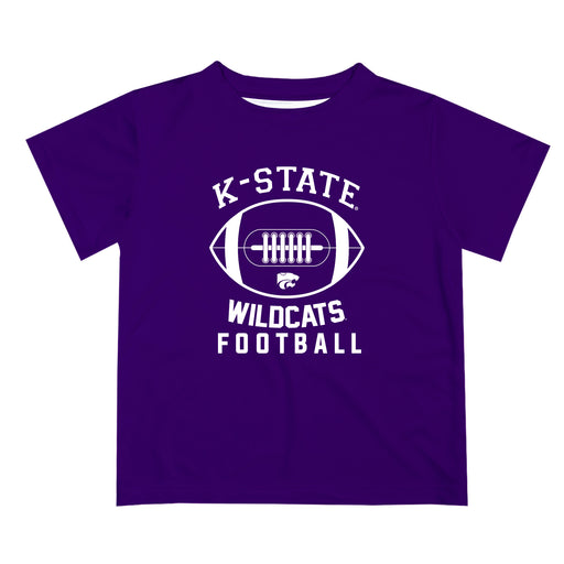 Kansas State Wildcats KSU K-State Vive La Fete Football V2 Purple Short Sleeve Tee Shirt