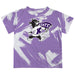 Kansas State University Wildcats K-State Vive La Fete Boys Game Day Lavender Short Sleeve Tee Paint Brush V2