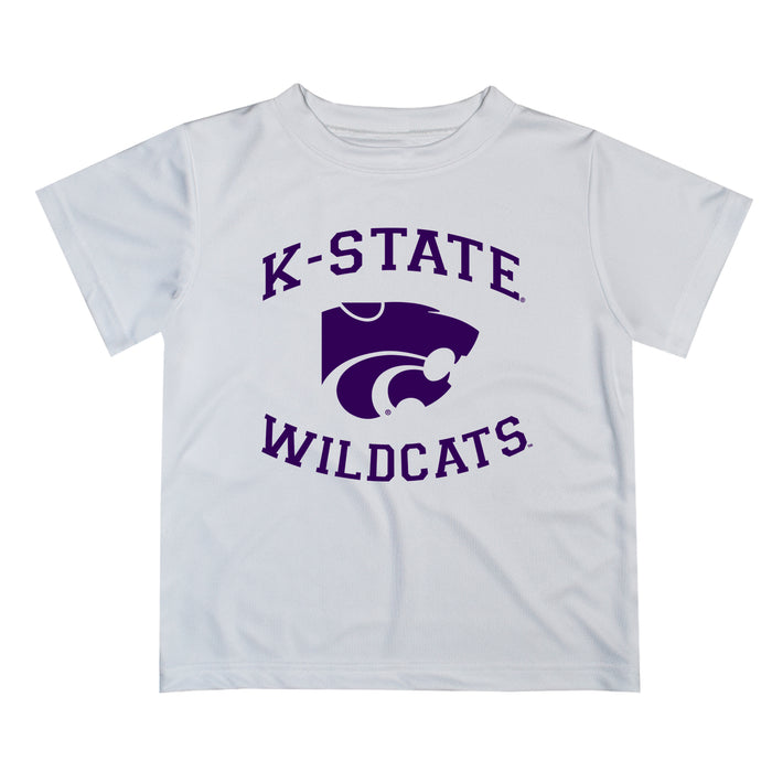 Kansas State Wildcats KSU K-State Vive La Fete Boys Game Day V1 White Short Sleeve Tee Shirt
