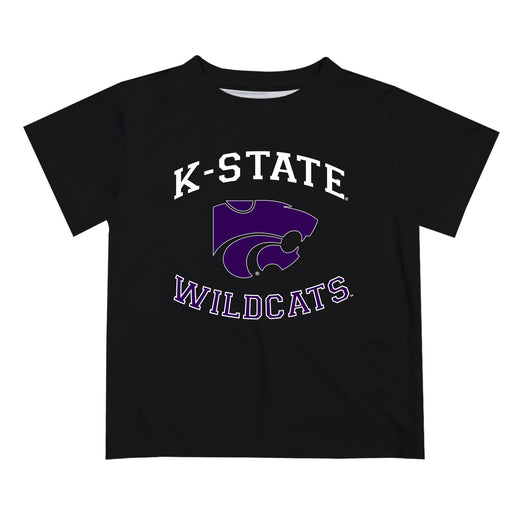 Kansas State Wildcats KSU K-State Vive La Fete Boys Game Day V1 Black Short Sleeve Tee Shirt