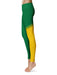 Kentucky State Thorobreads KYSU Vive La Fete Game Day Collegiate Leg Color Block Women Green Gold Yoga Leggings - Vive La Fête - Online Apparel Store