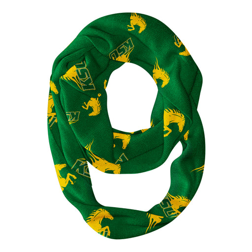 Kentucky State Thorobreds Vive La Fete Repeat Logo Game Day Collegiate Women Light Weight Ultra Soft Infinity Scarf