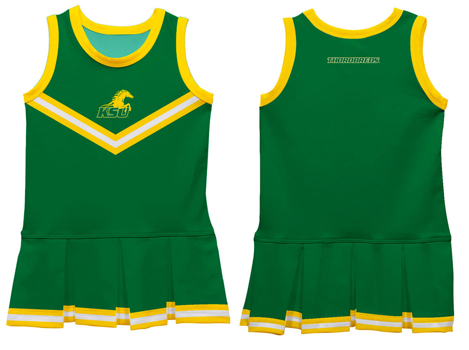Kentucky State Thorobreds Vive La Fete Game Day Green Sleeveless Cheerleader Dress - Vive La Fête - Online Apparel Store