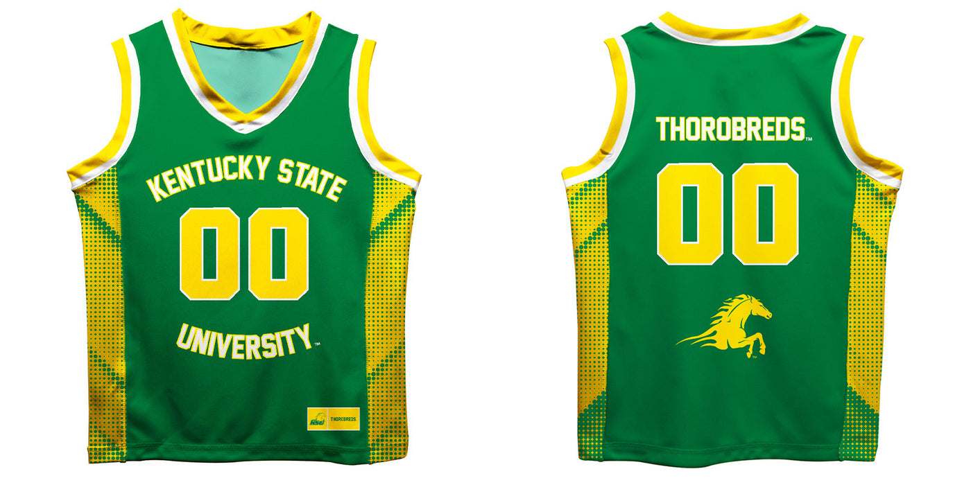 Kentucky State Thorobreds Vive La Fete Game Day Green Boys Fashion Basketball Top - Vive La Fête - Online Apparel Store
