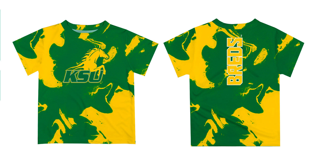 Kentucky State Thorobreds Vive La Fete Marble Boys Game Day Green Short Sleeve Tee - Vive La Fête - Online Apparel Store