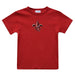 Louisiana At Lafayette Embroidered Red Knit Short Sleeve Boys Tee Shirt - Vive La Fête - Online Apparel Store