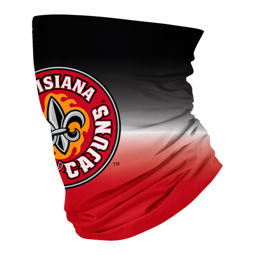 Louisiana At Lafayette Cajuns Neck Gaiter Degrade Black and Red - Vive La Fête - Online Apparel Store
