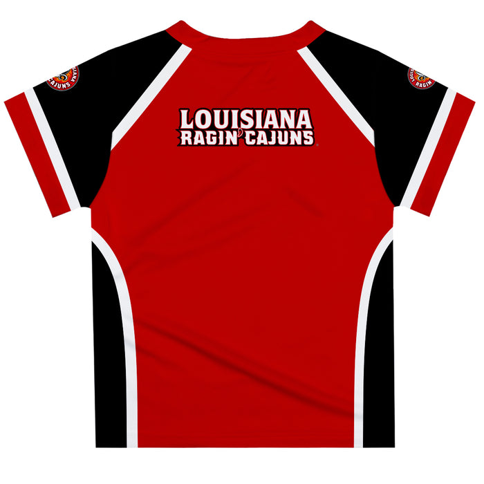Louisiana At Lafayette Red and Black Boys Tee Shirt SS - Vive La Fête - Online Apparel Store