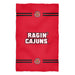 Louisiana at Lafayette Cajuns Vive La Fete Game Day Absorvent Premium Red Beach Bath Towel 51 x 32 Logo and Stripes