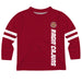 Louisiana At Lafayette Stripes Red Long Sleeve Tee Shirt - Vive La Fête - Online Apparel Store